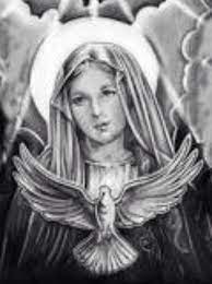 Mother Mary Blesses Are You Among Women Mother Mary Pencil Drawing Images Drawings