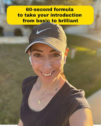 This 60-second introduction formula will boost your executive presence: