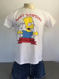 90 S Black Bart Simpson Shirt Bart Simpson Shirt 1990 Vintage 90s Bootleg Radical Dude The Simpsons Shirt Shirts T Shirts For Women