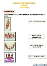 Ini menyesuaikan dengan kondisi pandemi yang masih melaksanakan pembelajaran jarak jauh (pjj). Pola Lantai Tarian Daerah Worksheet