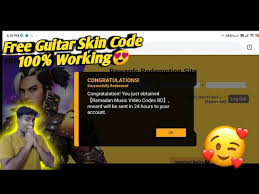 Get the shadow earthshaker bundle, the earthshaker stomp pan skin, and the volcanic whirlwind skyboard for free when you complete our special mission tomorrow only. Free Fire Guitar Skin Redeem Code Confirm Share And Enjoy Ffws Redeem Reward Details Youtube