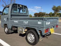 軽トラセルフ艶消し塗装 ステンシル トラ 車 かっこいい 車