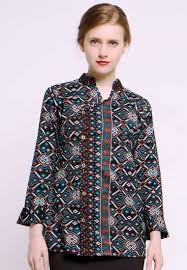 Model baju batik kerja guru kombinasi. Pin Di Women S Fashion