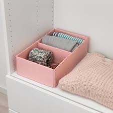 Ikea Stuk Pink Box With Compartments Ikea Aufbewahrungsbox Mit Deckel Aufbewahrungsbox Kinder