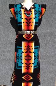 Navajo Fashion Designers Photo Blanket Dress In Black Chief Joseph Visit Navajo Spir Native American Dress Native American Clothing Native American Fashion