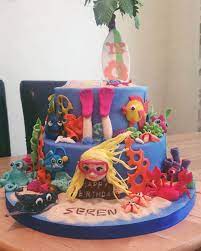 Just string white packaging peanuts on a wooden bbq stick. Under The Sea Sugarcraft Saracino Surfergirl Snorkeling Coralreef How To Make Cake Sugar Craft Cake