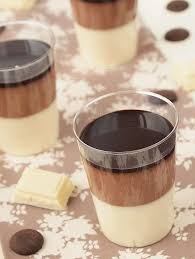 Panna Cotta Aux Deux Chocolats Blanc Noir Panna Cotta Chocolat Blanc Mousse Chocolat Blanc