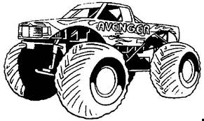 Free printable coloring pages for kids. Drawing Monster Truck 141375 Transportation Printable Coloring Pages