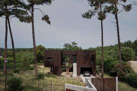 Gallery Of La Maison Des Landes Maud Caubet Architects 17 Architect Concrete Staircase Vegetated Roofs