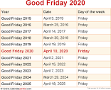 When is Good Friday 2025?