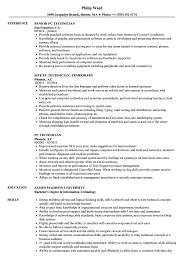 Pc Technician Resume Samples Velvet Jobs