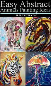 40 Easy Abstract Animals Painting Ideas Which Will Leave You Amazed Animal Paintings Abstract Animals Abstract Animal Art