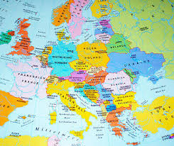 Laden sie lizenzfreie europakarte gemischt mit länderflaggen. Poster Europakarte Englisch Politisch Landkarte Europa Staaten Lander Wandkarte Eur 4 44 Picclick De