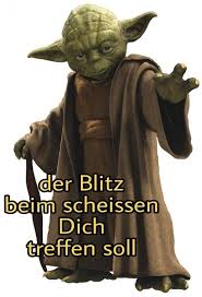 Yoda Star Wars Lusti Lustige Spruche