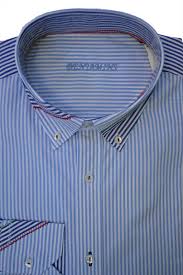 blue stripe sport shirt