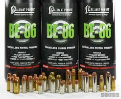 Performance Of Alliants New Be 86 Pistol Powder