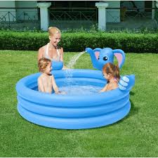 Tata cara penggunaan kolam baby spa: Bestway Gajah Air Mancur Semprot Kolam Renang Angin Tiup Pompa Anak Shopee Indonesia