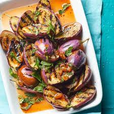 Grilled Baby Eggplant Agrodolce Recipe Baby Eggplant Vegetarian Recipes Baby Eggplant Recipes