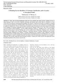 On the bank's homepage click on the 'sign in' link found on the top right section of the page step 2: Pdf E Banking Service Qualities E Customer Satisfaction And E Loyalty A Conceptual Model