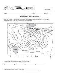 Topographic Map Practice Worksheet Topographic Map Worksheets