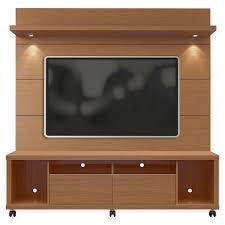 Manhattan Comfort Cabrini 1 8 Tv Stand And Panel In Maple Cream White In 2020 Manhattan Comfort Tv Stand And Panel Tv Stand