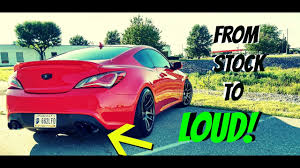 Modified hyundai genesis coupe r spec. Custom Exhaust From Stock To Loud 2013 Genesis Coupe 3 8 R Spec Youtube