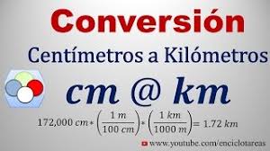 Convertir De Centimetros A Kilometros Cm A Km Youtube