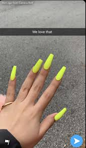 Acrylic nail shapes give you a variety of options to go for without waiting to grow your nails and having trouble when you have a broken nail in. Pin By T Shaw On Nails Act Up Neon Acrylic Nails Cute Acrylic Nails Aycrlic Nails