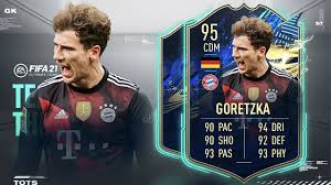 The attacker also received the most votes in the tots bundesliga vote and therefore has been awarded as the official player of the season of this year's bundesliga campaign. Fifa 21 Leon Goretzka 95 Tots Player Review I Fifa 21 Ultimate Team Youtube