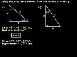 👉 learn about the special right triangles. Special Right Triangles 30 60 90 And 45 45 90 Triangles Youtube
