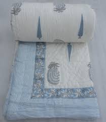 Hand Block Print Duble Size Cotton Filling Kantha Quilts Winter Jaipuri Rajai Handmade Artdecostyle Kantha Quilt Quilts Winter Quilts
