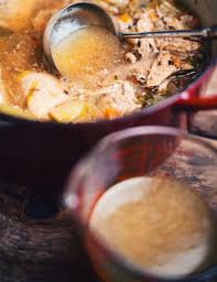 Bouillon De Poulet Maison Le Coup De Grace Homemade Chicken Stock Gluten Free Soup Food