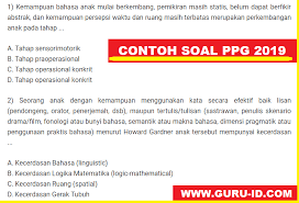 Soal ukg bahasa indonesia smp 2019 dan kunci jawaban. Contoh Soal Ppg 2019 Sd Kunci Jawaban Info Pendidikan Terbaru