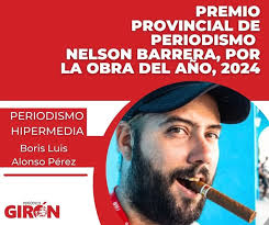 Este jueves 26 de diciembre la Unión de Periodistas de Cuba en Matanzas  hizo entrega del Premio Provincial de Periodismo Nelson Barrera, por la  obra del año en este 2024. Con este
