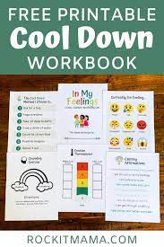 Children can review this chart when needed to help the understand and control their emotions. Help Kids Cool Down With This Free Printable Workbook Rock It Mama