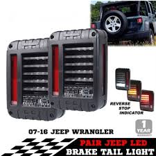1 Pair 12v 24v Led Jk Tail Light 6 X 8 Jk Led Tail Light For Je Ep Wrangler Wrangler Unlitited Models Led Tail Lights Tail Light Wrangler Jk