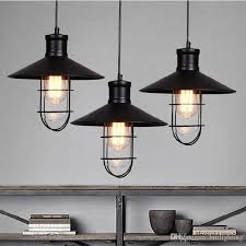 Rustic Pendant Lights Vintage Style Pendant Lamps Rounded Metal Lamp Shade Kichler Pendant Lighting Linear Suspension Lighting Black Color Kitchen Pendant Light Pendant Lights For Kitchens From Britlighting 68 35 Dhgate Com
