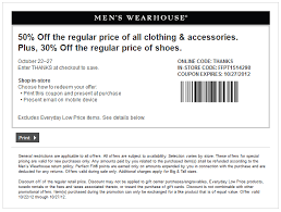 50 Off Clothing And More At Mens Wearhouse Or Online Via Checkout Promo Thanks Coupon Via The Coupons App Coupon Apps Coupons Mens Wearhouse