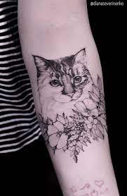 These Awesome Cat Tattoos Will Take Your Cat Obsession To The Next Level Kickass Things Silhouette Tattoos Cat Tattoo Designs Cute Cat Tattoo