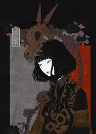 Kaokao C Kotaro Chiba On Behance Japanese Art Art Horror Art