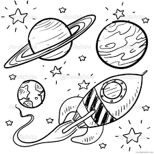 This method is effective enough to teach knowledge about t. Planet Coloring Pages Planets Rocket Stars Coloring4free Coloring4free Com