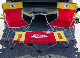 Dallas cowboys chairs and table. Rawlings Nfl 3 Piece Tailgate Kit 2 Gameday Elite Chairs And 1 Endzone Tailgate Table Dallas Cowboys Pricepulse