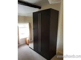 Ebay ikea pax double wardrobe in grey, with two mesh drawers and a clothes rail in each side. Ikea Pax Double Single Wardrobe Newport Adhoards