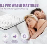 Amazon.com: Softside Water Mattress, 4" Thick PVC Water Bed ...