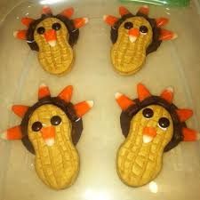 Nutter butter chocolate fudge covered king size 20/2.63oz. Turkey Cookies Using Nutter Butters Fudge Stripes Mini M Ms And Indian Corn Turkey Cookies Thanksgiving Treats Holiday Treats