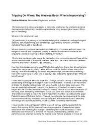 What are the strengths and/or limitations of supporting evidence? Pdf Tripping On Wires The Wireless Body Who Is Improvising Pauline Oliveros Academia Edu