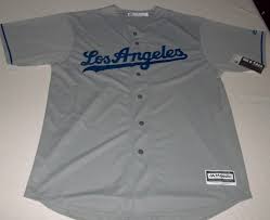 details about los angeles dodgers cool base jersey road gray plus sizes majestic athletics mlb