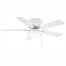 List of best flush mount ceiling fan reviews in 2021: 52in Led Black Ceiling Fan Light Fixture Flush Mount Air Flow Reversible Hugger