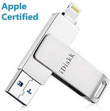 Amazon Com Idiskk Usb 3 0 128gb Iphone Flash Drive For Iphone 11 Pro X Xr Xs Max Photo Stick For Iphone 6 7 8 P Usb Flash Drive Flash Drive Iphone Flash Drive