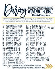Daring Women Of The Bible Scripturewritingplan Scripture Writing Plans Read Bible Bible Reading Plan